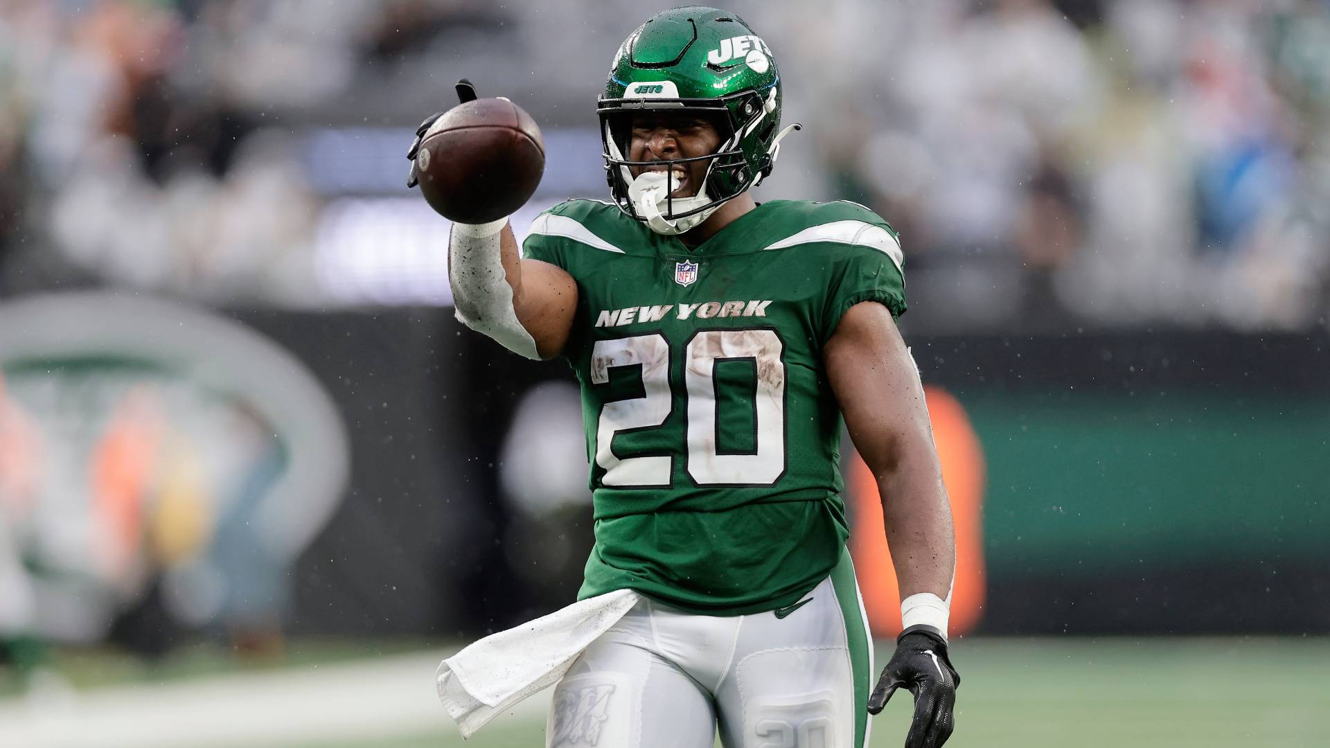 1920x1080 Breece Hall puts himself above NFL superstar when picking his top five running backs. DAZN News US