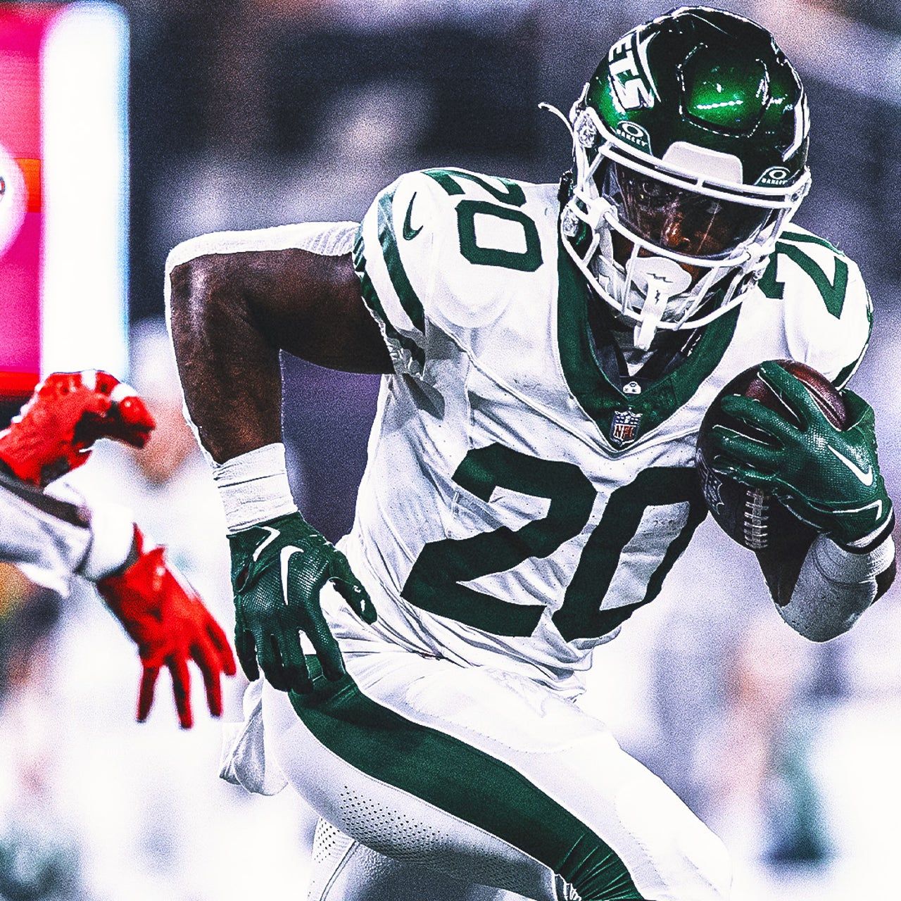 1280x1280 Jets' Breece Hall has no snap count a year after his knee injury