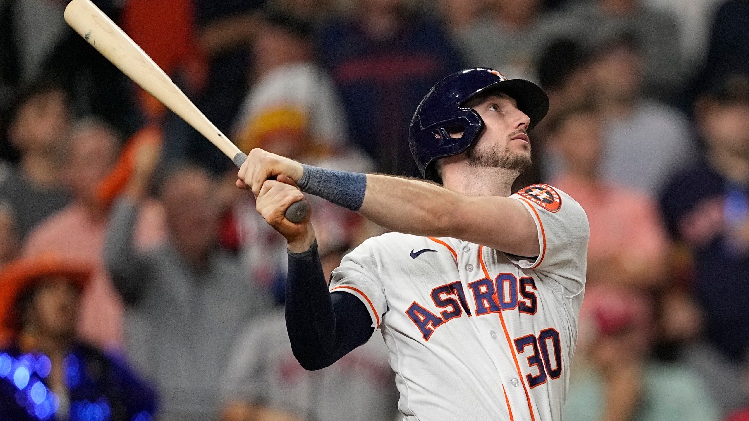 2560x1440 Tucker's 2 HRs, 4 RBIs fall short, Astros lose Series opener