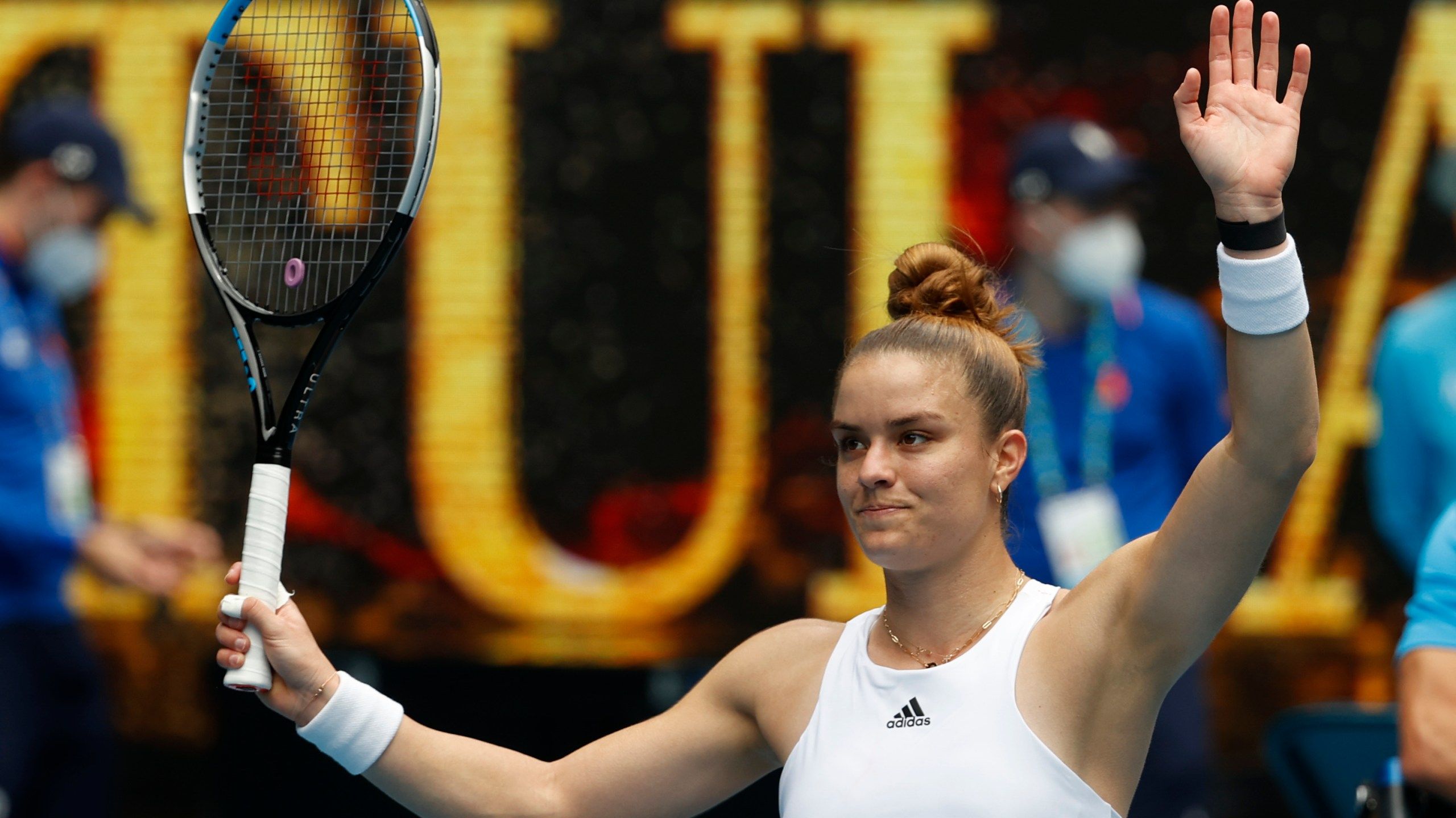 2560x1440 The Latest At The Australian Open: 5th Seeded Sakkari Wins