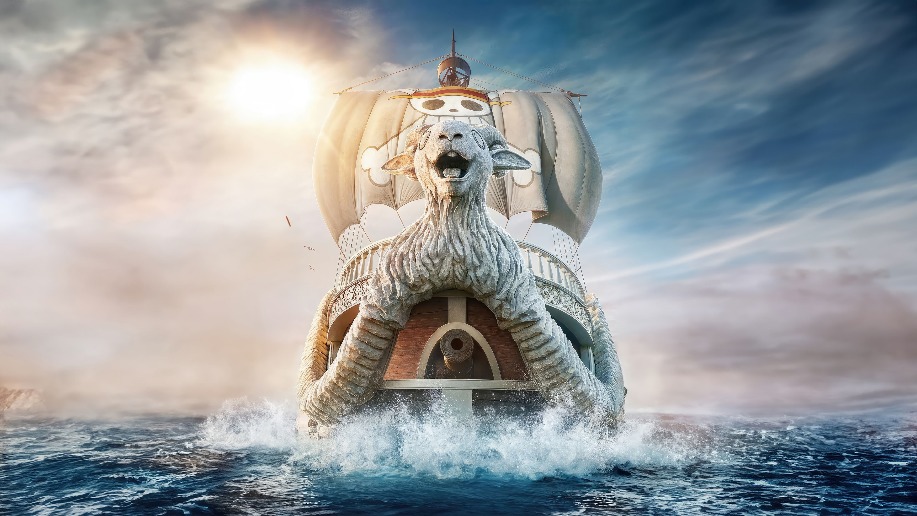3840x2160 One Piece Netflix S2 Going Merry Wallpaper 4K HD PC