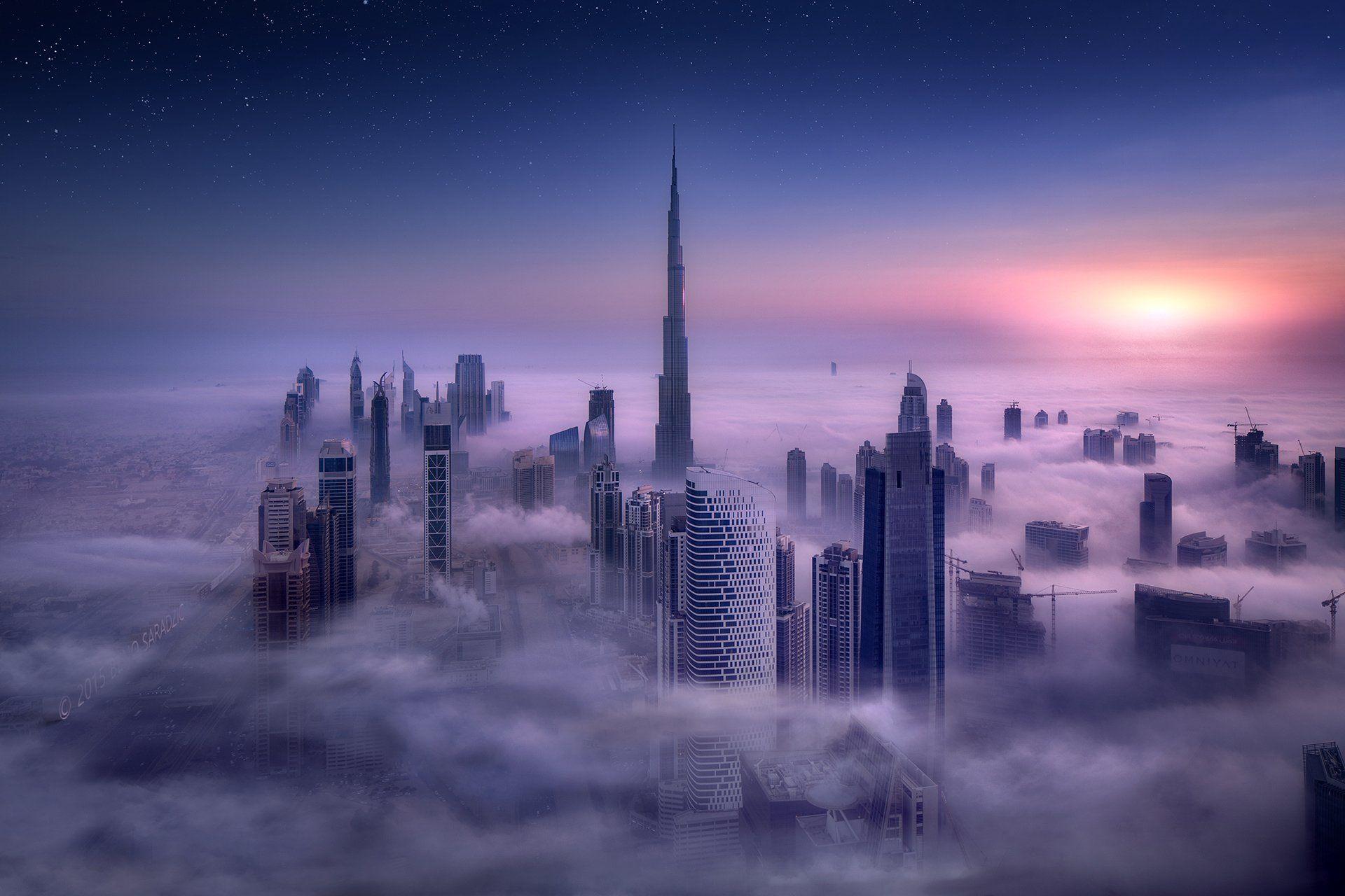 1920x1280 Early Morning in Dubai HD wallpaper