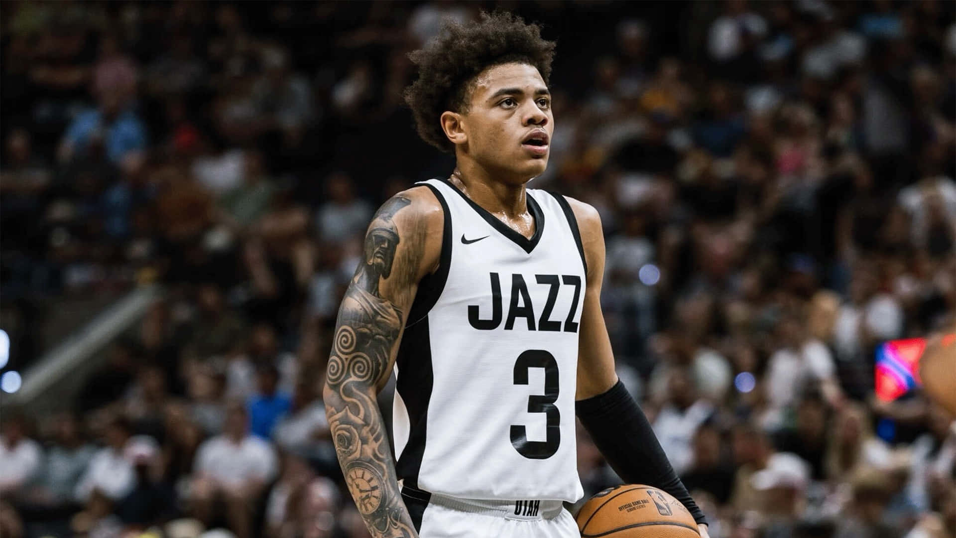 1920x1080 Download Basketball Player Keyonte George Utah Jazz Wallpaper