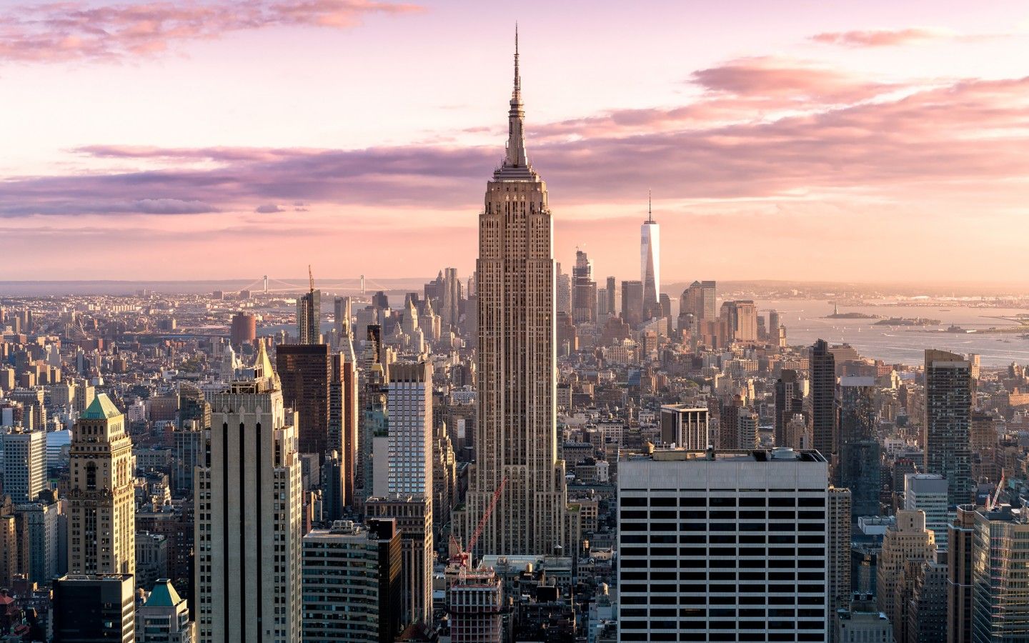 1440x900 Manhattan Skyline New York City Wallpaper