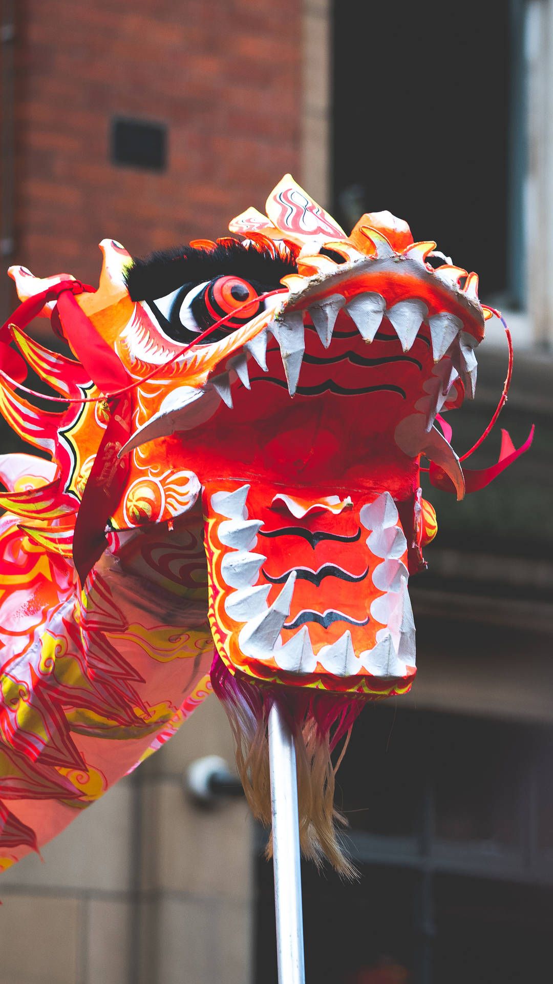 1080x1920 Download Chinese New Year Dragon Dance Wallpaper