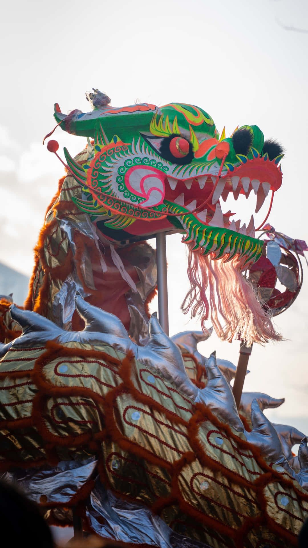1080x1920 Dragon Dance Wallpaper