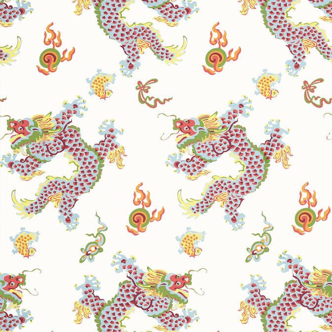 672x672 Anna French Wallpaper Dragon Dance Multi AT23179