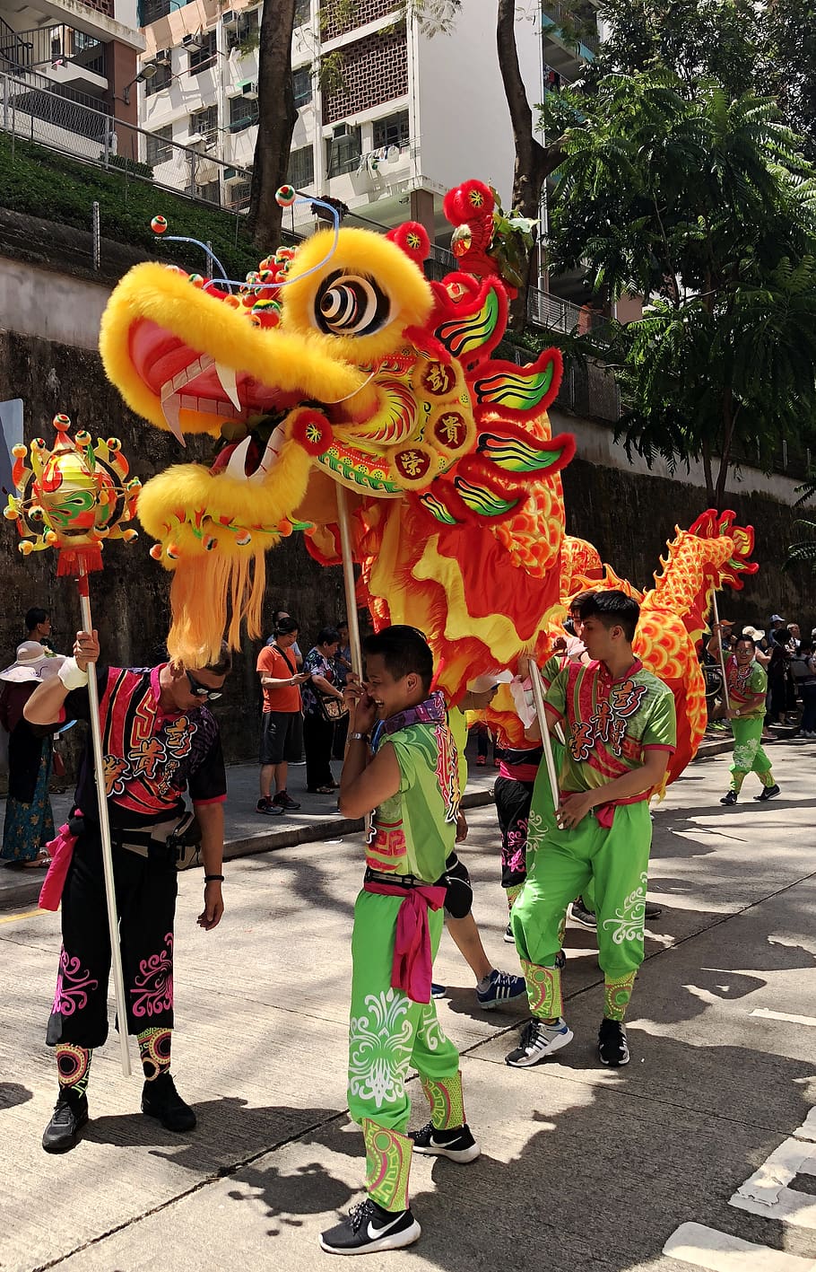 910x1417 Dragon dancers 1080P, 2K, 4K, 5K HD wallpaper free download