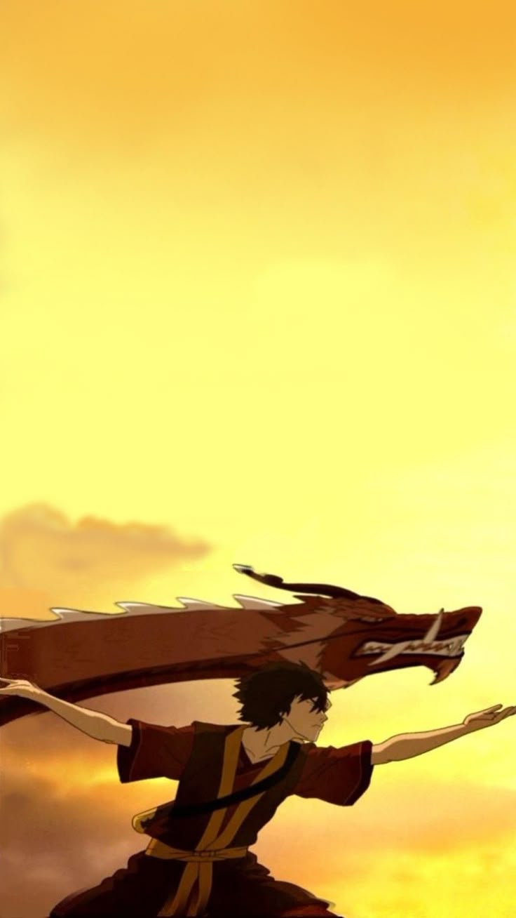736x1308 Zuko Dragon Dance scene wallpaper