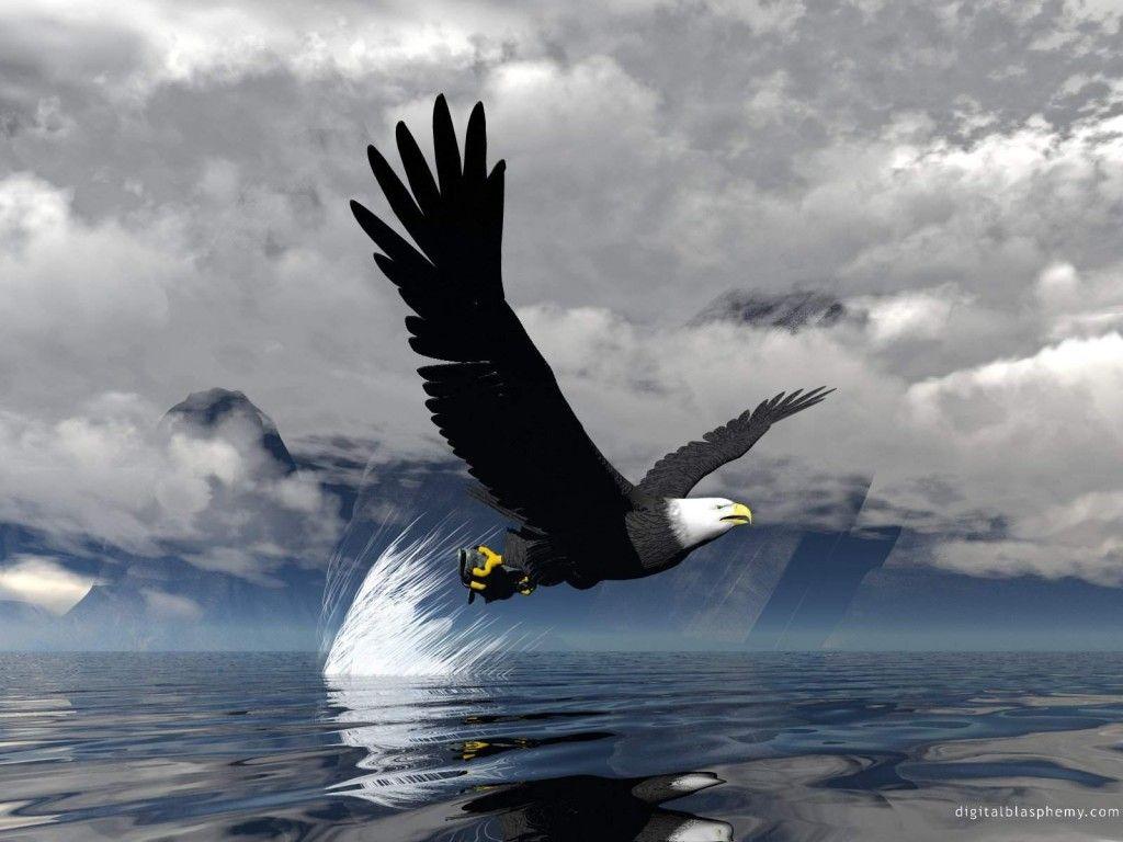 1024x768 Flying Eagle wallpaper. Eagle picture, Bald eagle