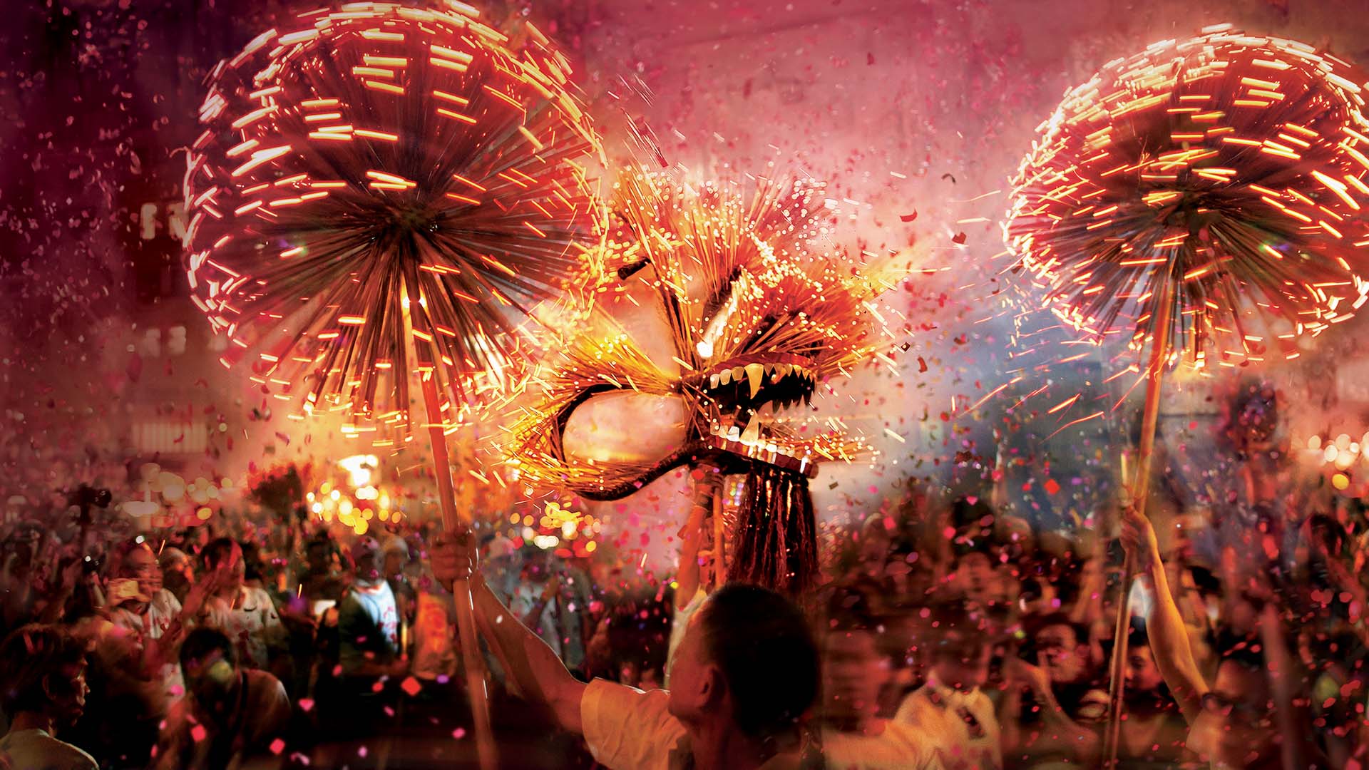 1920x1080 Tai Hang Fire Dragon Dance. Hong Kong Tourism Board