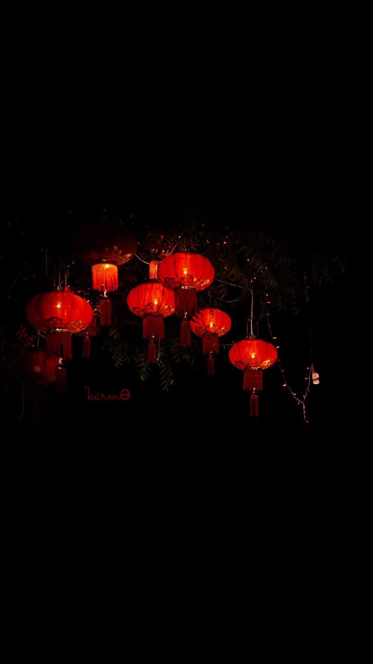 736x1308 Red, lanterns, Chinese, Karma, logo, apple, wallpaper, iPhone, clean, black, iOS, minimal, iPhone iPhone iphone iPhone X