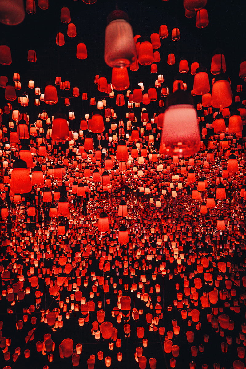 800x1200 HD red chinese lantern wallpaper