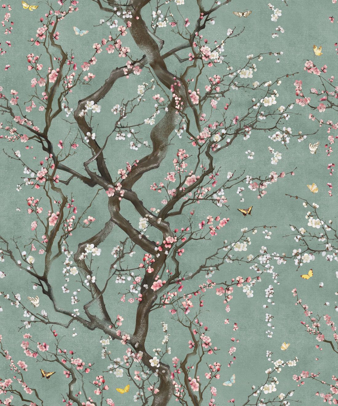 1100x1320 Plum Blossom • Japanese Floral Wallpaper