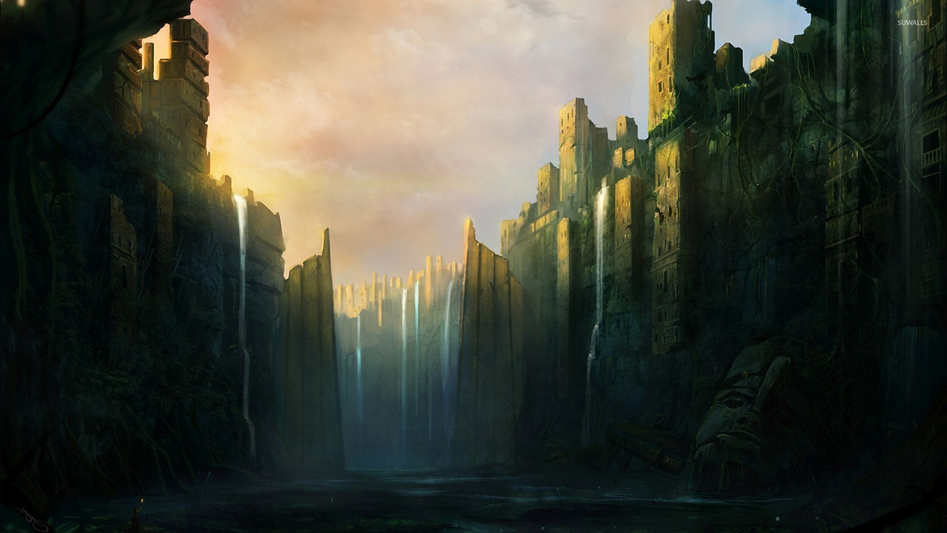 1920x1080 Gates of the fortress wallpaper wallpaper