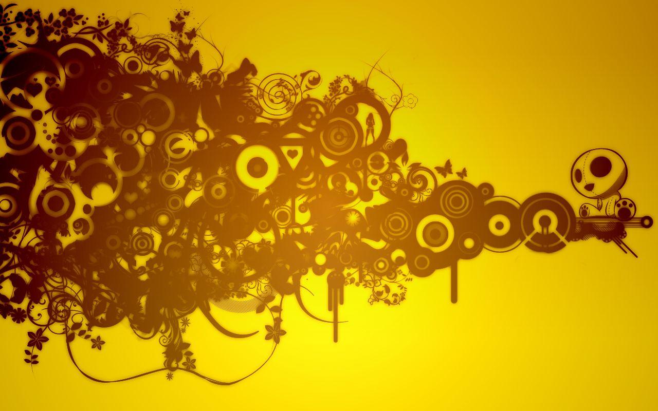 HD wallpaper Colorful Paint Yellow Background Artistic Abstract Design   Wallpaper Flare