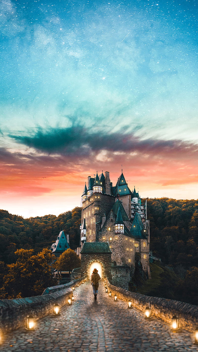 800x1422 Castle, architecture, castles, medieval, scotland, HD phone wallpaper