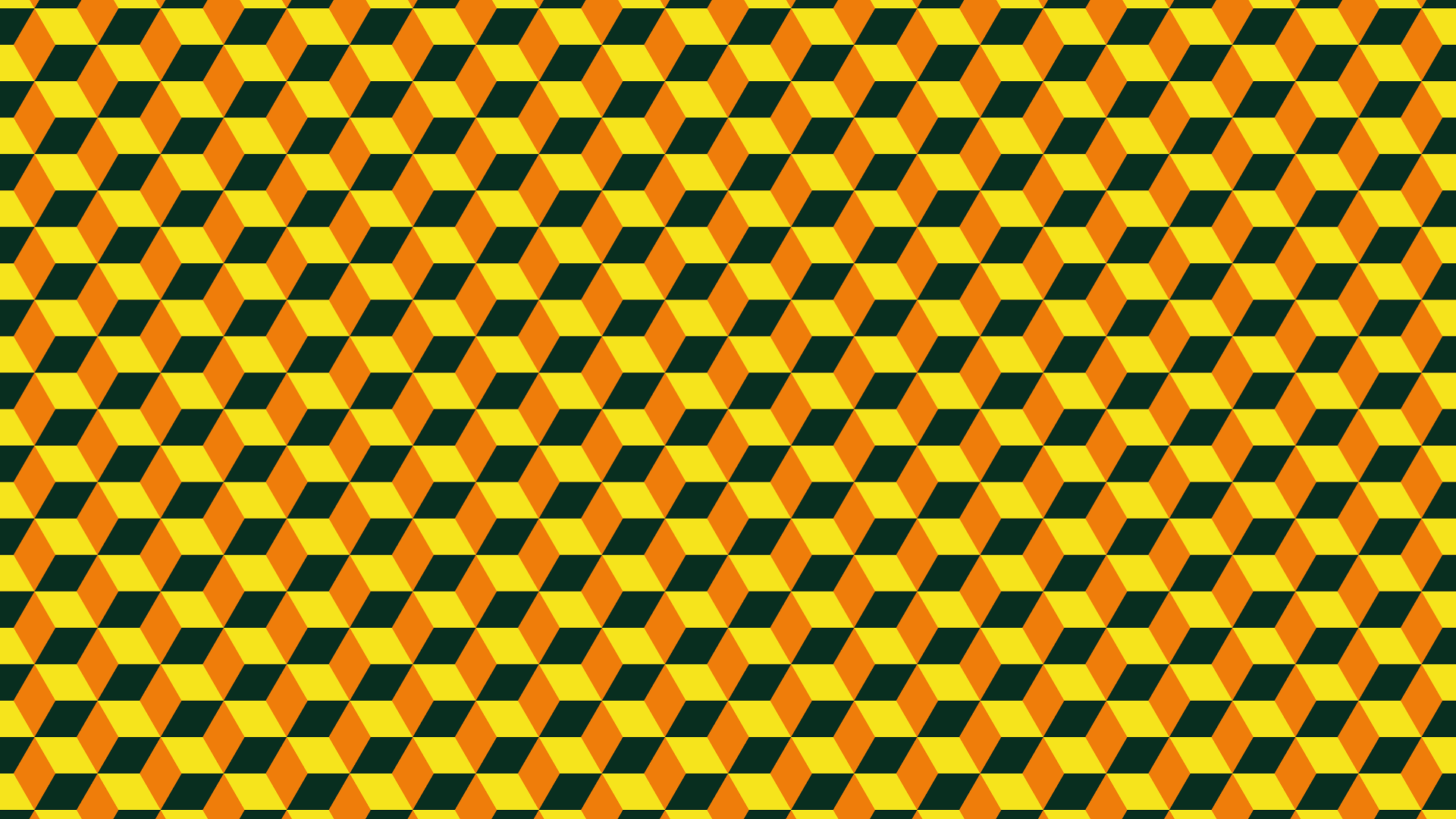 1920x1080 Orange, Yellow and Black Squares By lonewolf6738 HD Wallpaper