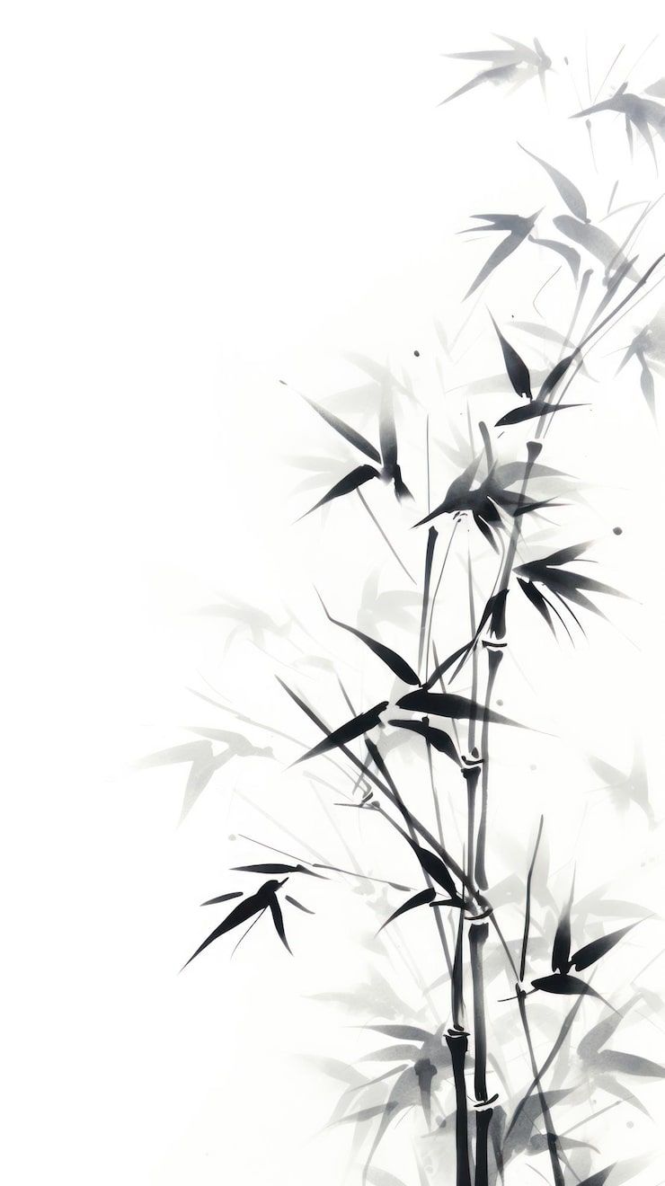 740x1320 Chinese style background white Image