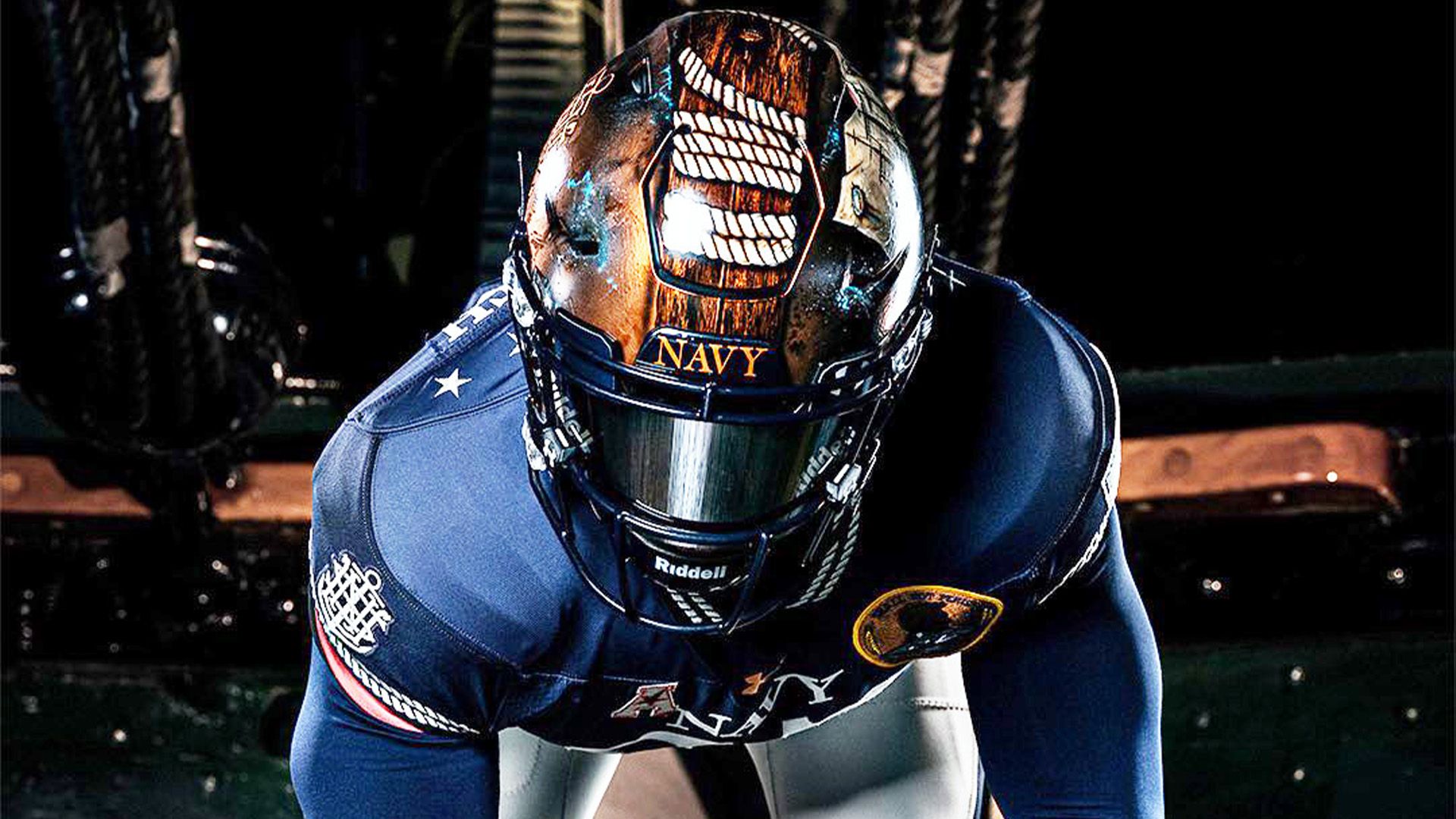 1920x1080 Navy custom football uniform honors 'Original 6 Frigates'