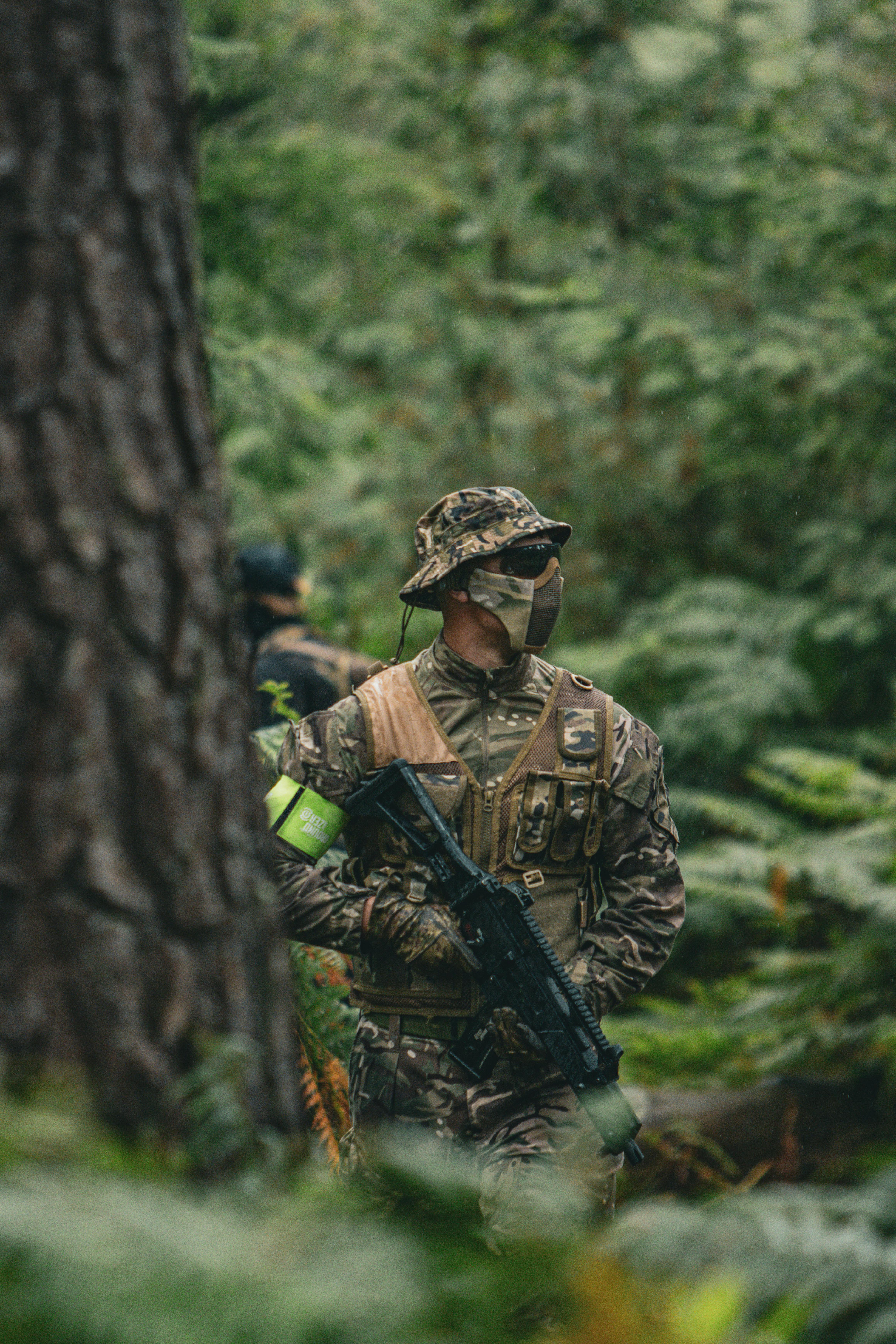 4640x6960 Military Training in Forest · Free