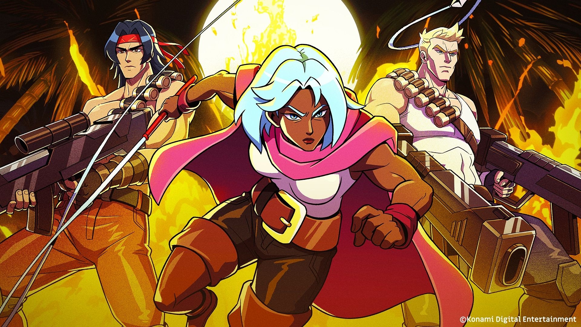 1920x1080 Vampire Survivors: Operation Guns Is Out Now, Brings Contra Themed Characters And Weapons