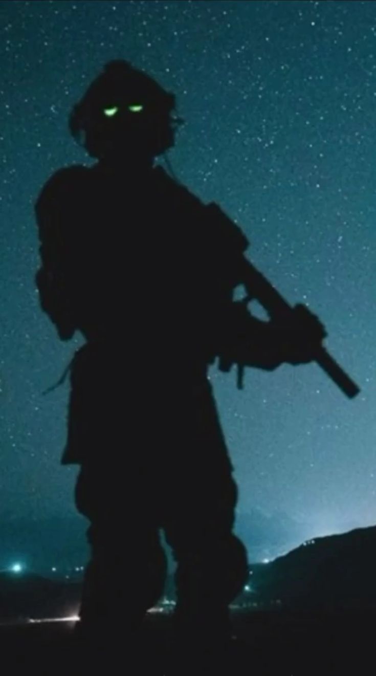 735x1321 Military Night Wallpaper