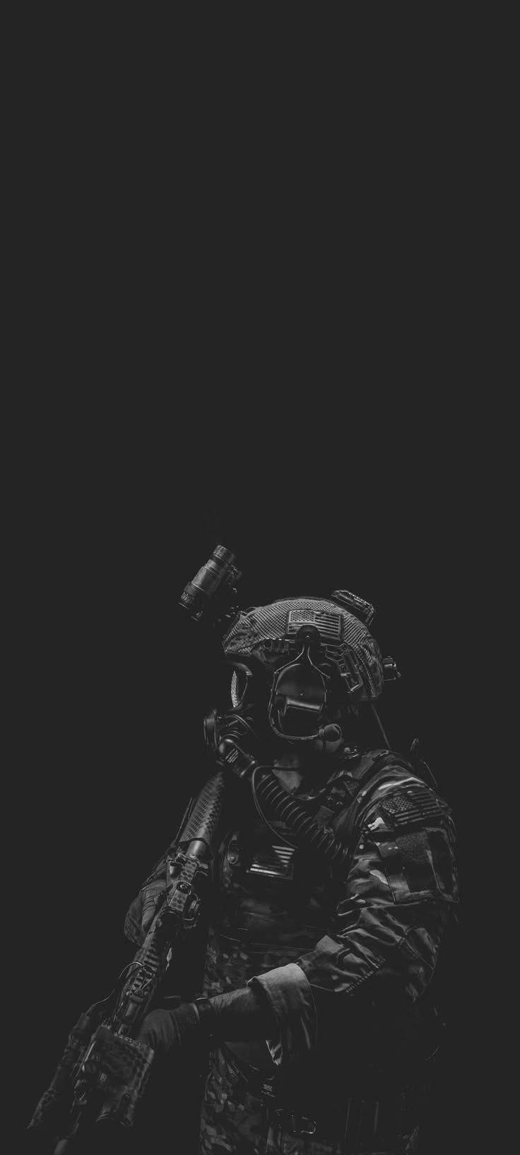 736x1635 Black Tactical Soldier Wallpaper in 4K. BEST FREE HD and 4K WALLPAPERS. HD WALLPAPER FORS