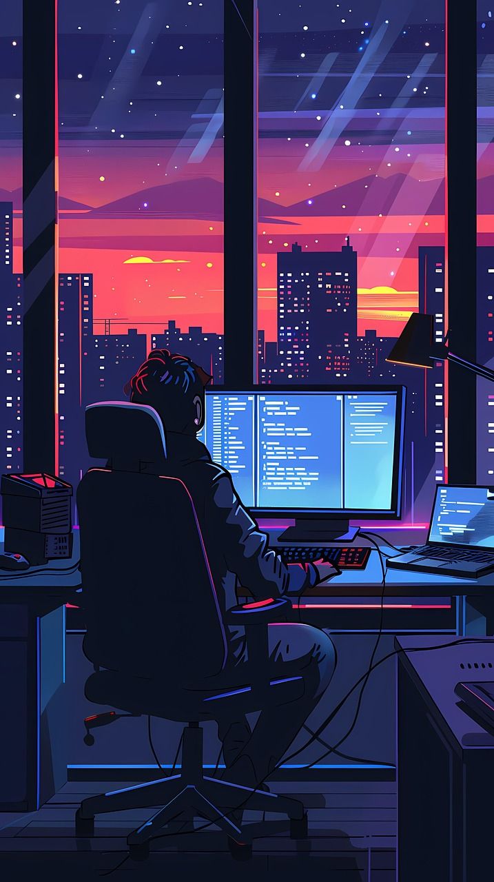 717x1280 Download Developer Programmer Coding. Royalty Free Stock Illustration Image