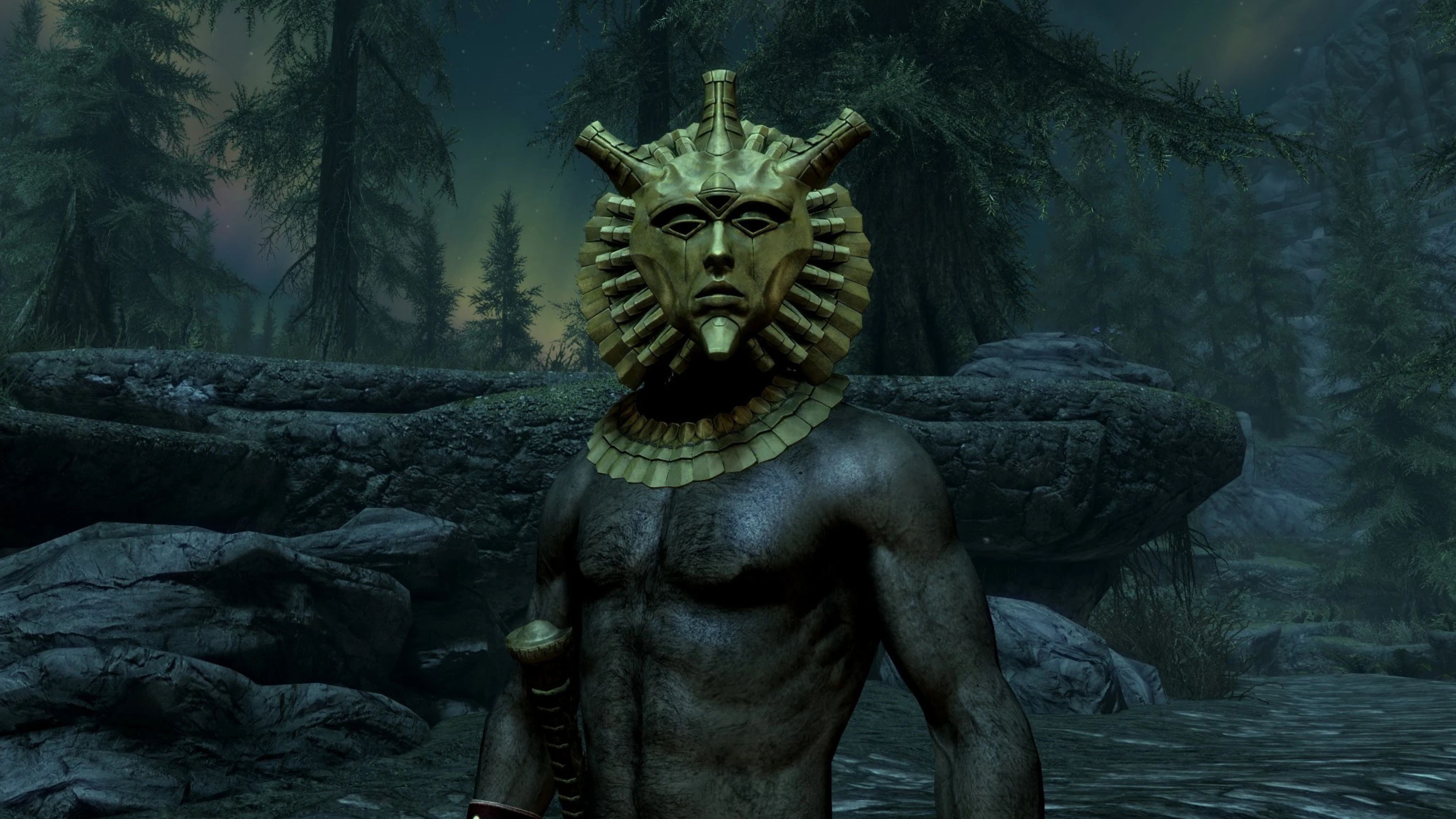 3840x2160 Morrowind's Dagoth Ur Is Now A Skyrim Follower, But There's Something Off About Him