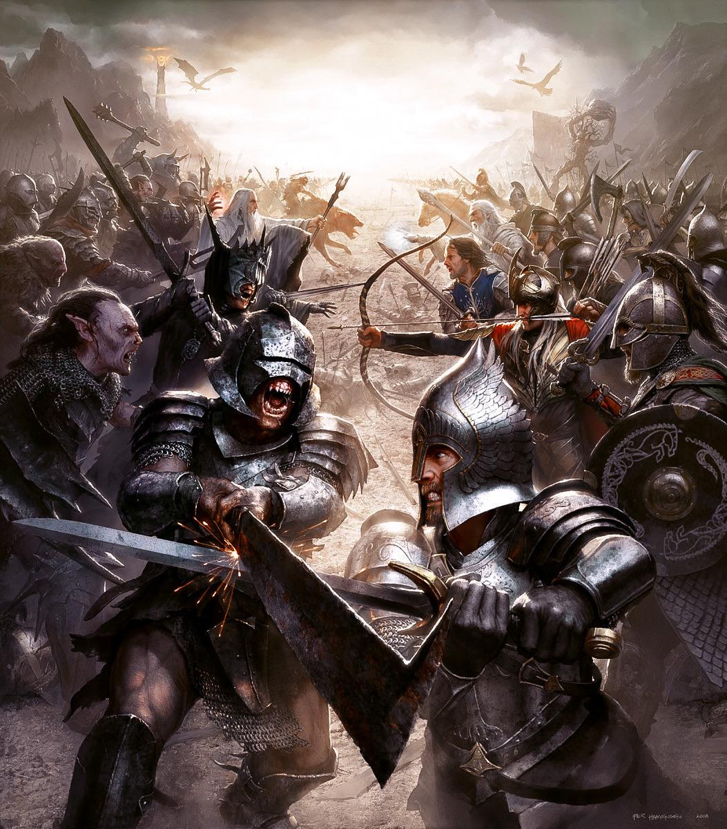 1053x1200 I've always loved this cover from The Lord of the Rings Conquest videogame. This artwork is gorgeous