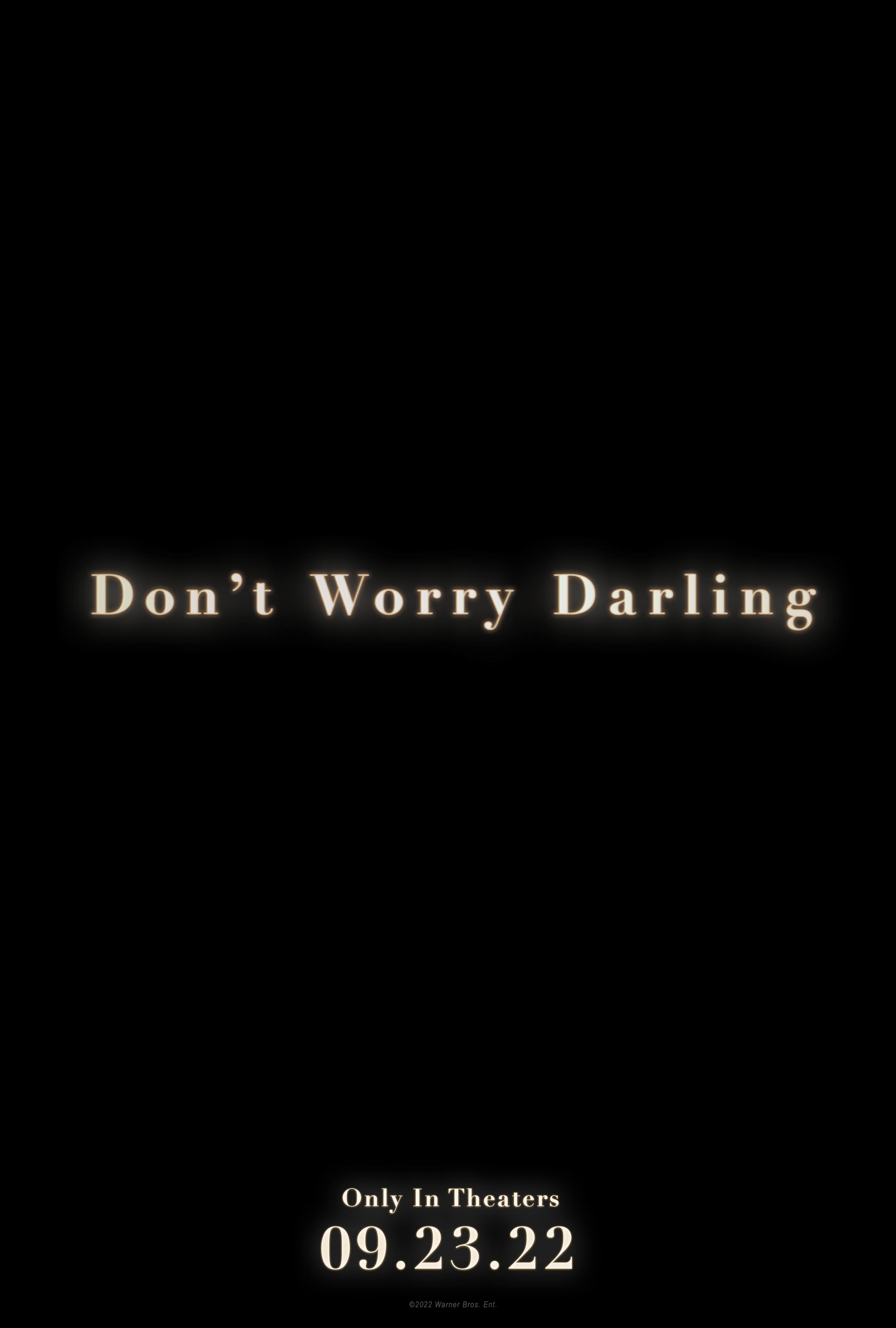 2764x4096 Don't Worry Darling Movie Poster
