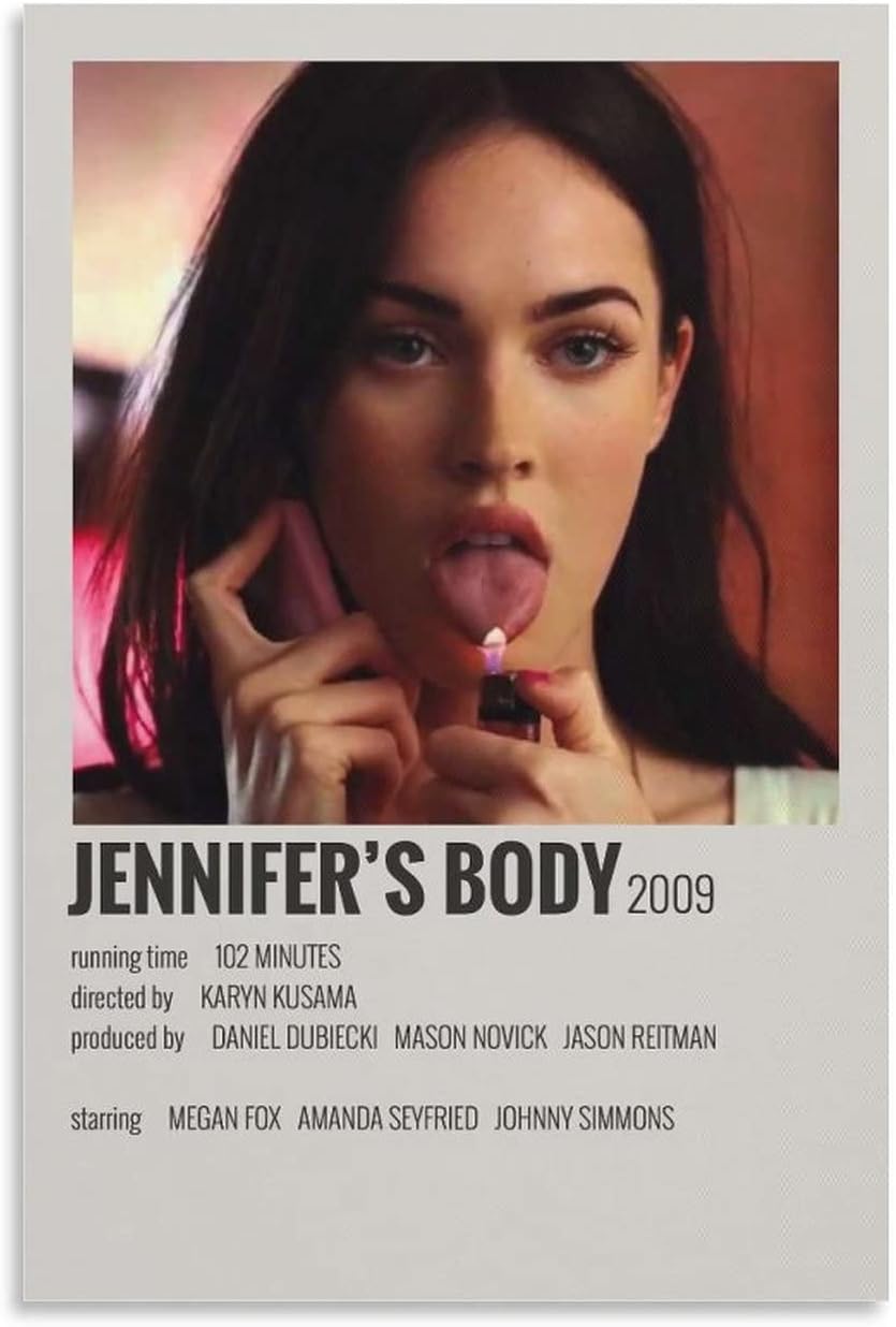 835x1236 Jennifer's Body Horror Movie Poster Canvas Print