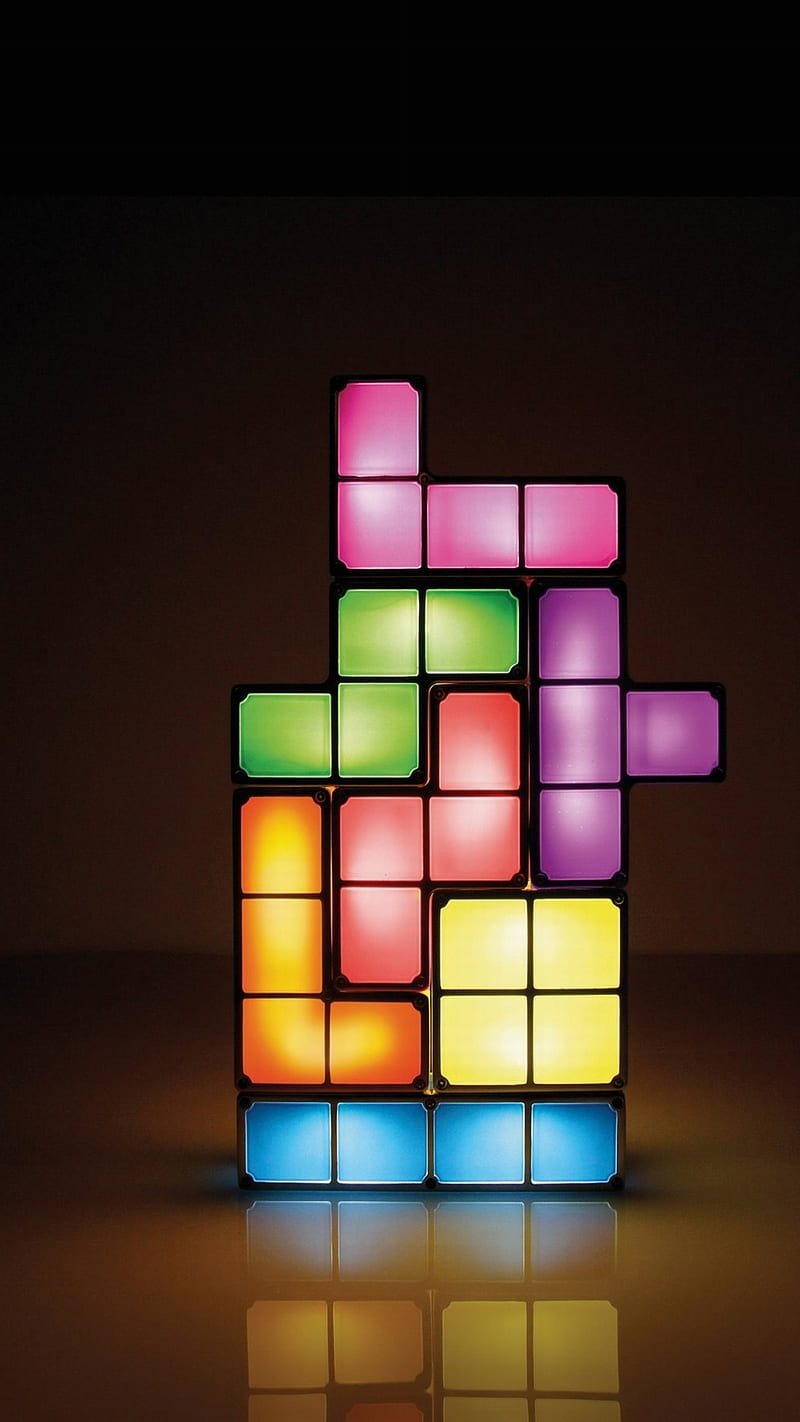 800x1422 Tetris, abstract, colorful, desenho, game, geometric, squares, HD phone wallpaper
