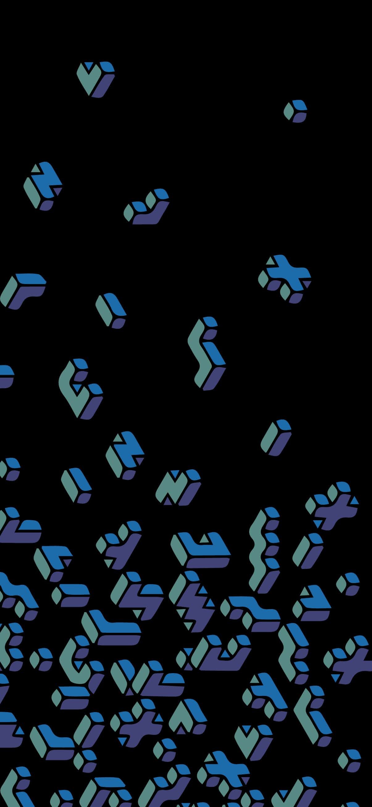 1205x2609 Tetris iPhone Wallpaper