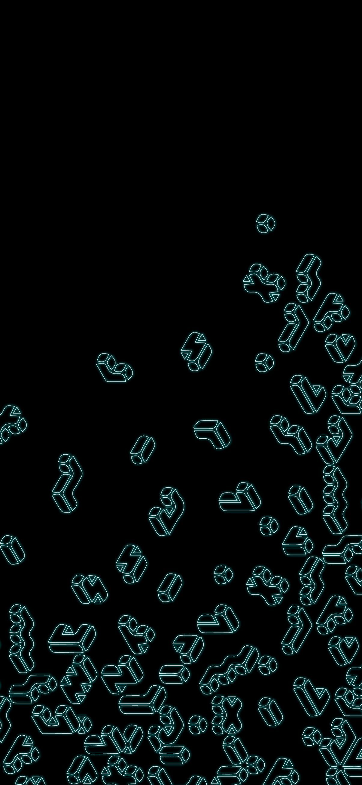 1205x2609 Tetris iPhone Wallpaper