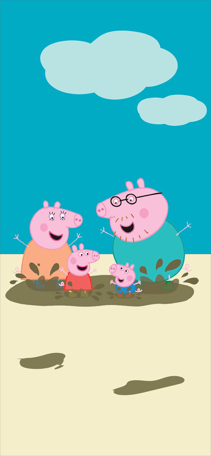 736x1592 Peppa Pig Wallpaper for iPhone