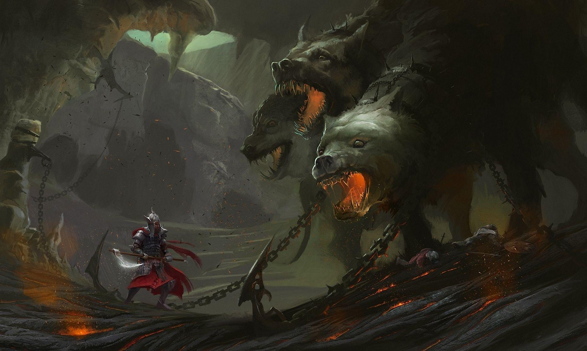 1920x1148 Mythical Creatures Desktop Background