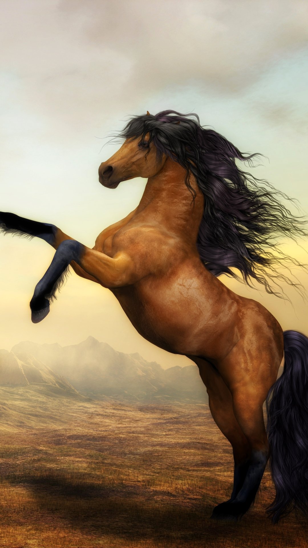 1080x1920 Horses Phone Wallpaper