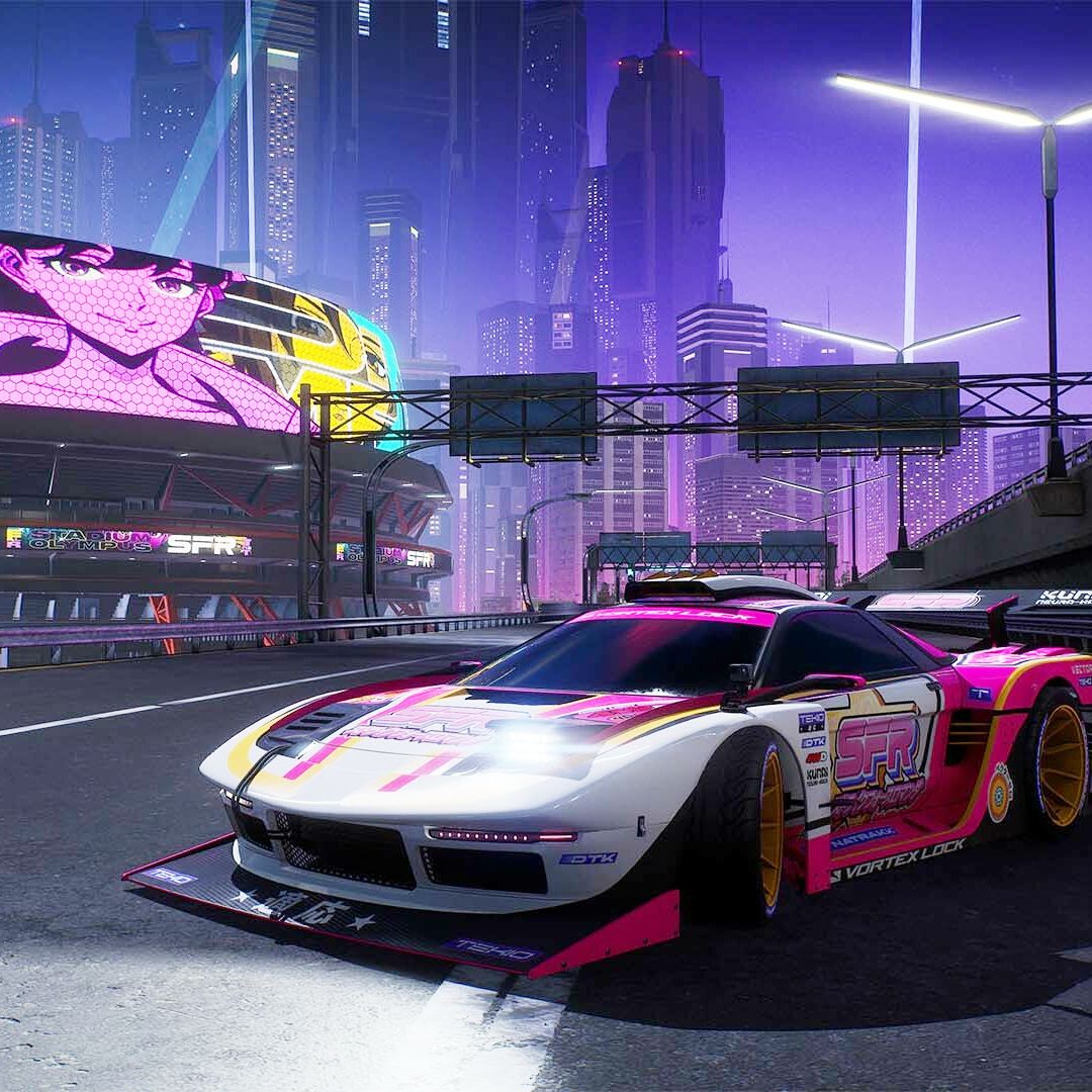 1080x1080 Screamer Is One Of The Coolest Arcade Racers I've Played In A Hot Sec, And I Felt Like A Total Badass Drifting Through Its Neon Lit Cityscapes