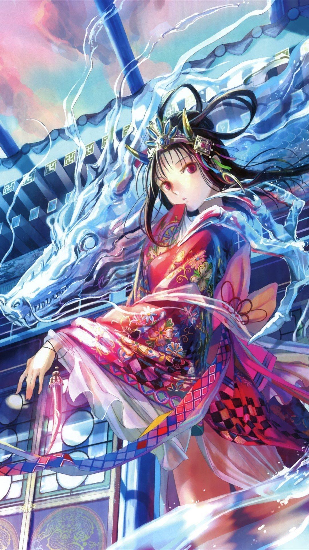 1080x1920 Anime Dragon iPhone Wallpaper
