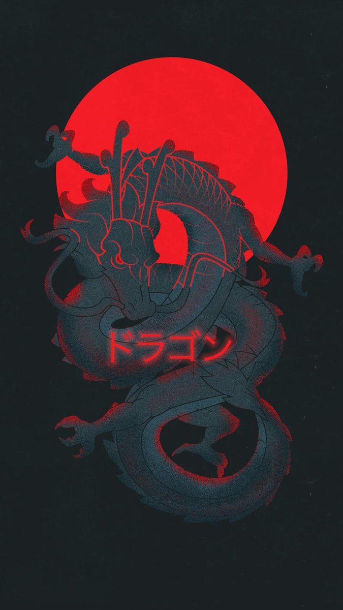675x1200 Japanese Dragon iPhone Wallpaper