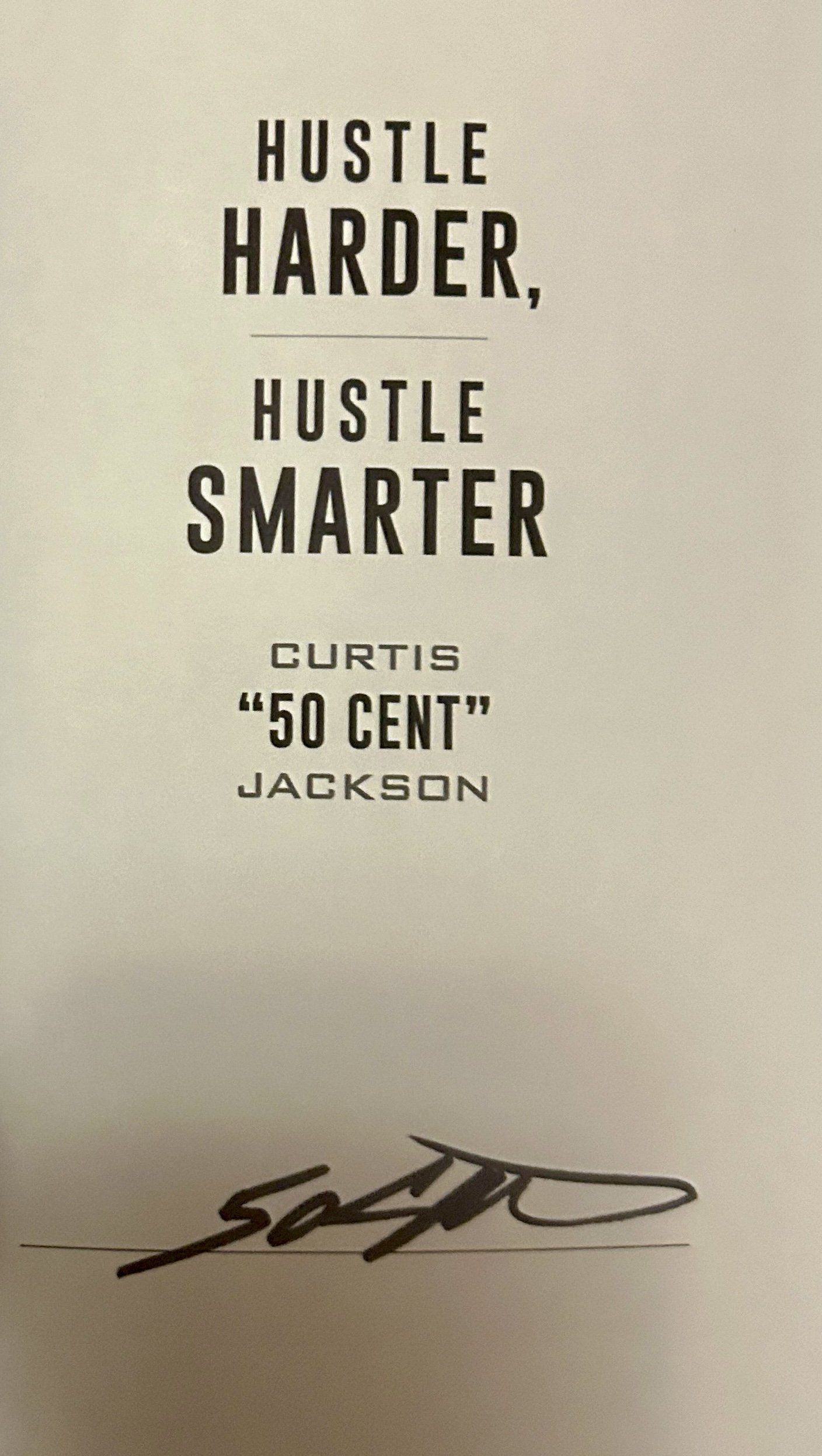 1408x2495 Charitybuzz: 50 Cent Curtis Jackson Signed Book