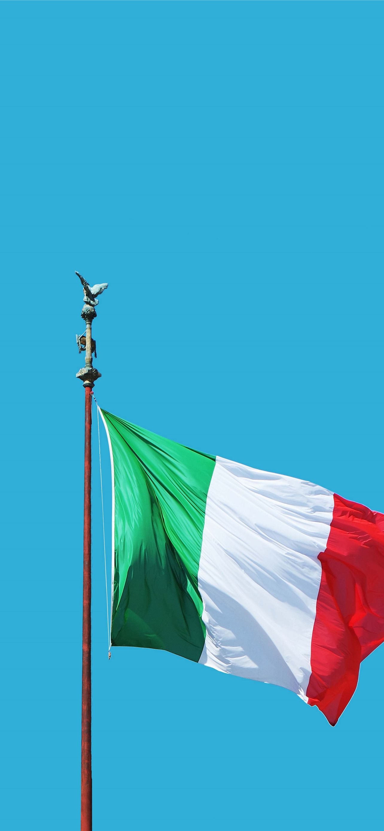 1284x2778 italy flag iPhone Wallpaper Free Download