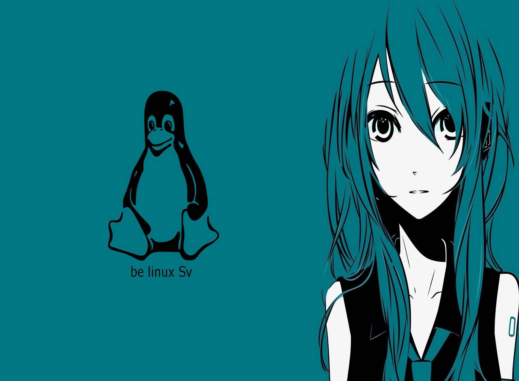 1745x1280 Linux Anime Wallpaper, HD Background
