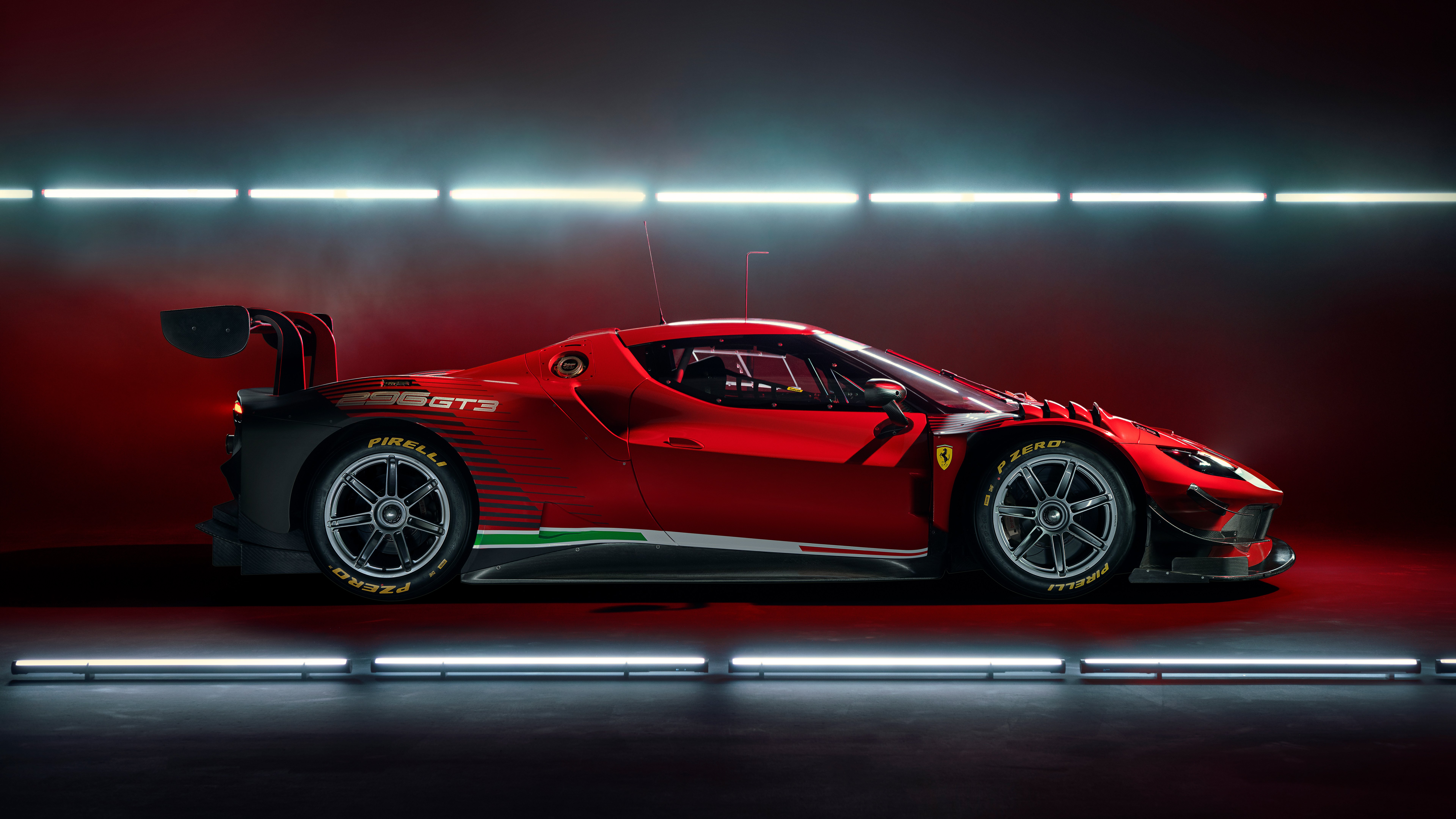 7680x4320 Ferrari 296 GT3 Wallpaper