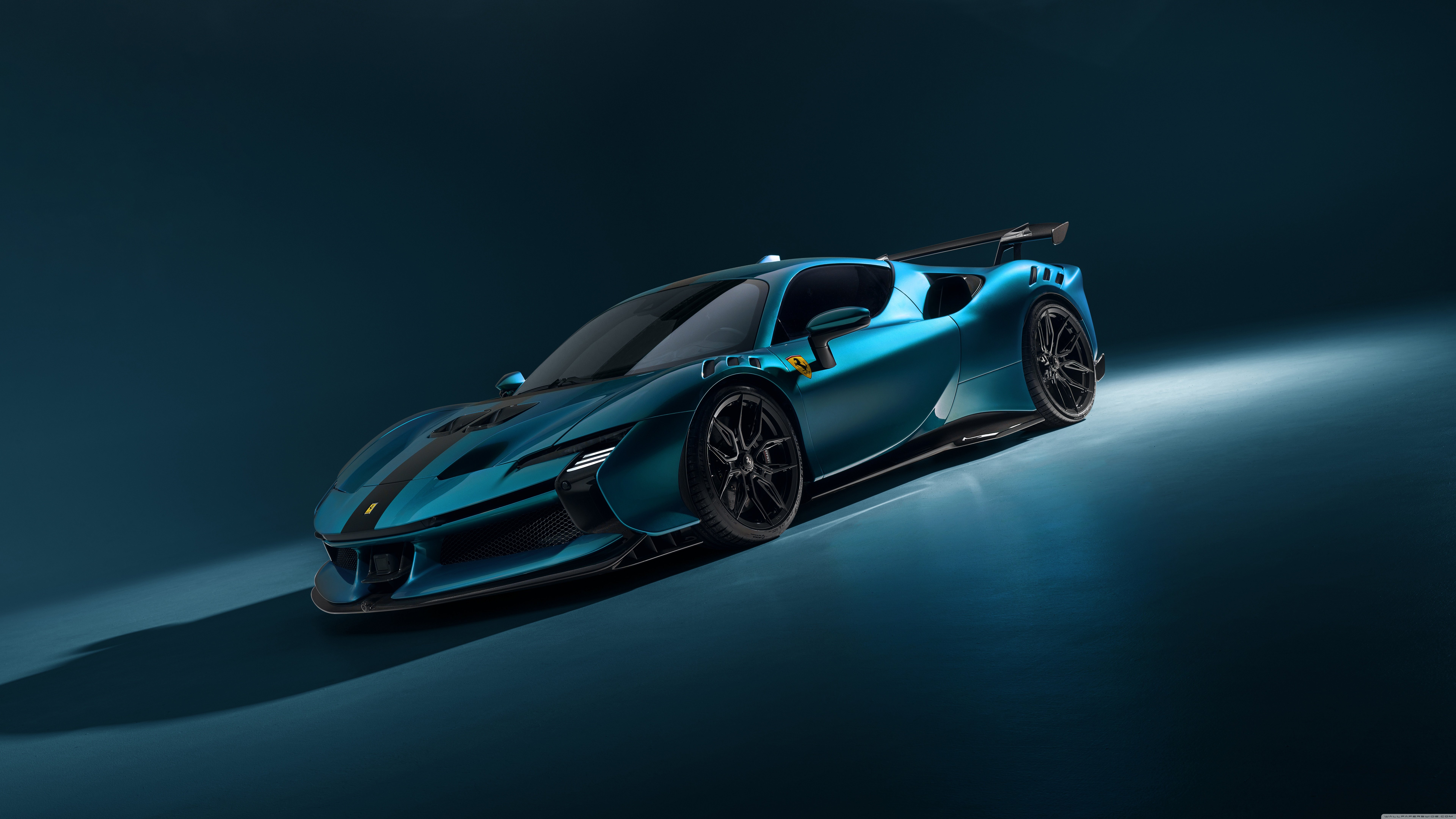 7680x4320 Novitec, Ferrari SF90XX, Hybrid, Supercar, Blue Car, Side View 4K UHD Wallpaper for UltraHD Desktop and TV : Widescreen and UltraWide Display : Dual Monitor