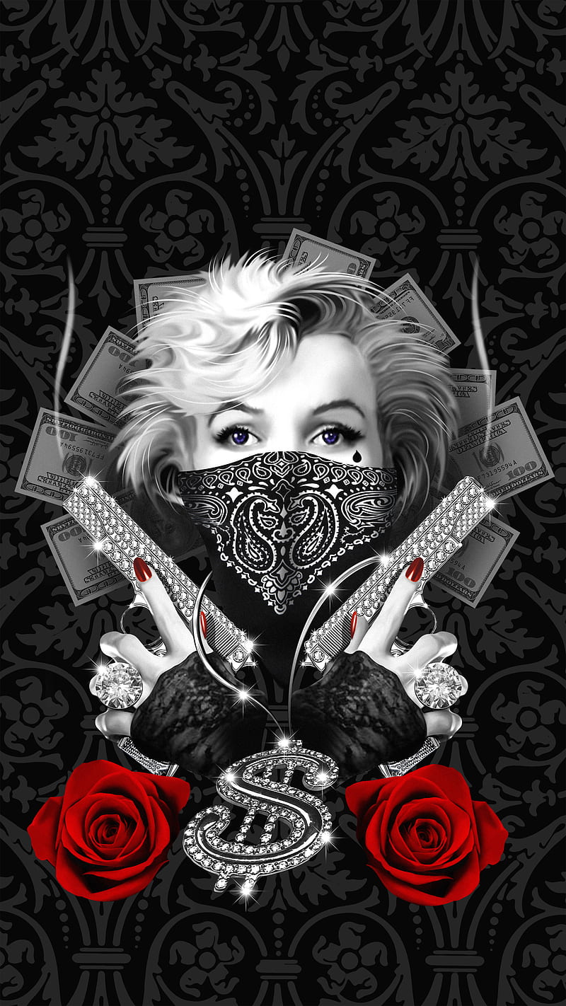 800x1422 3440x1440px, 2K free download. Marilyn Gangsta, Fenrir, HD phone wallpaper