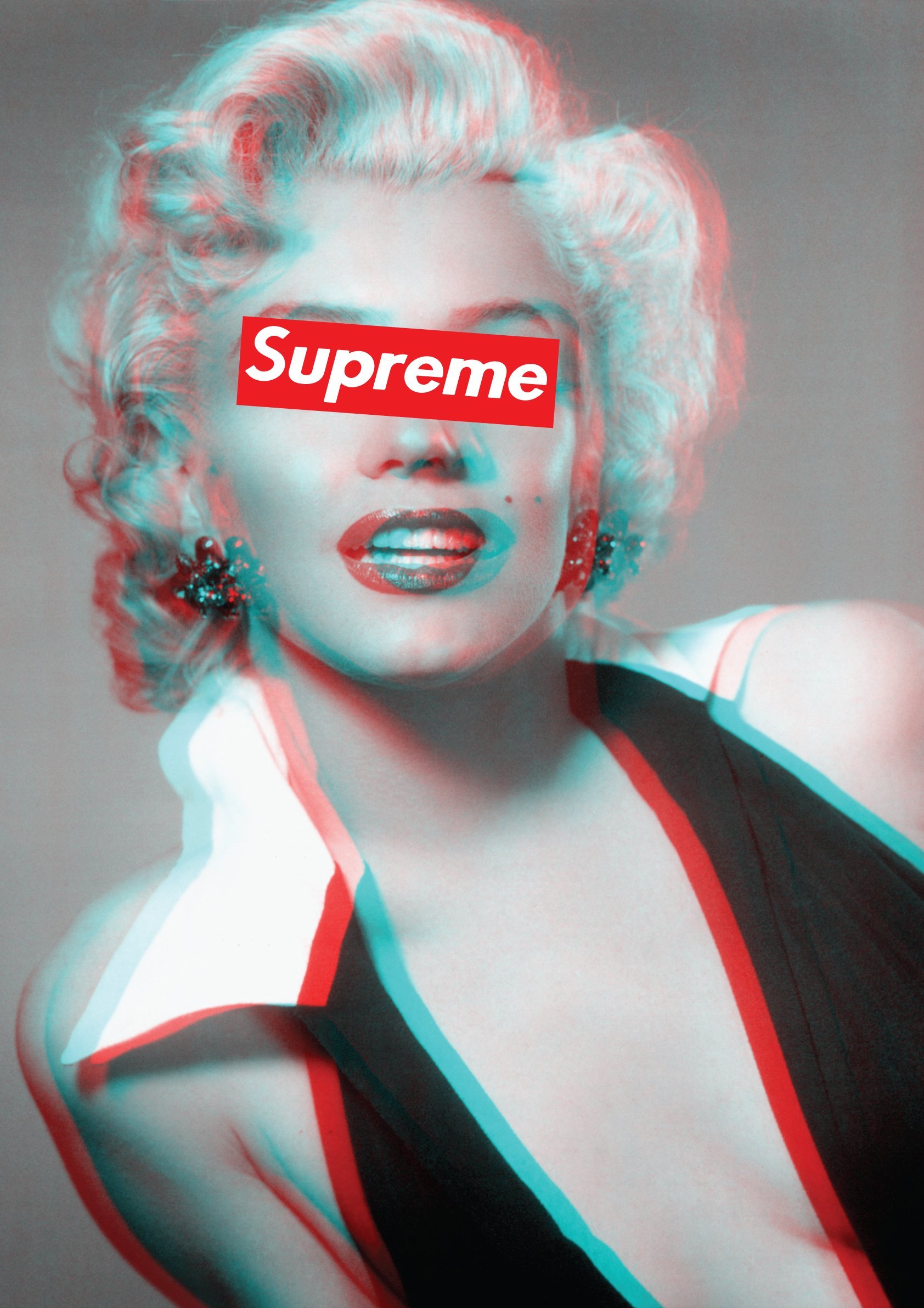 1684x2384 Fotojig Marilyn Monroe Supreme Poster 3D Effect Cool Bedroom Wall