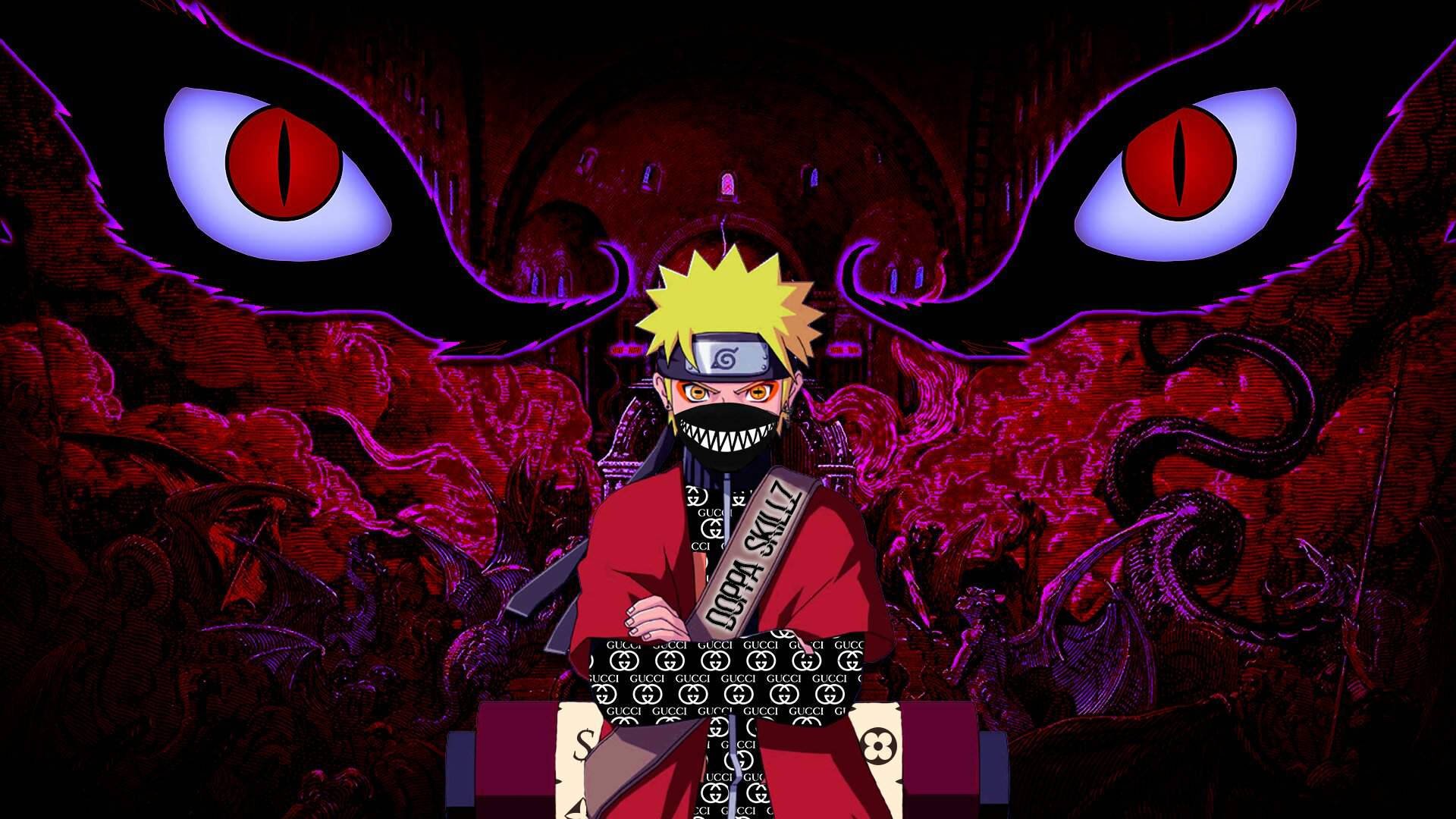 1920x1080 Download Gucci and Naruto Style Wallpaper